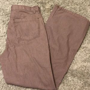 Men’s CK Striped Khakis Sz 32